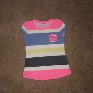 Justice Striped Top ✨ Size: 8